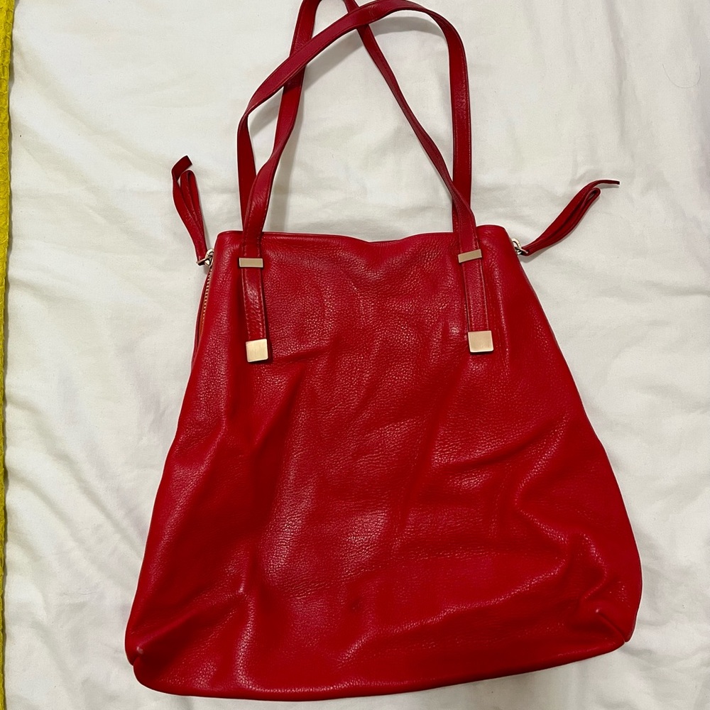 Joie Red Leather Bag